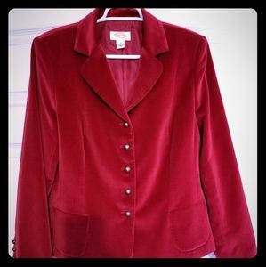 Red Velvet Jacket